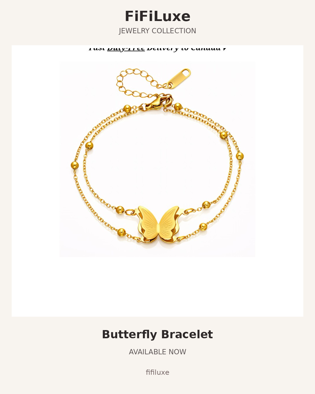 Butterfly Bracelet — image 1 of 6