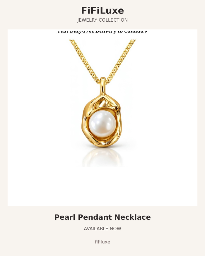 Pearl Pendant Necklace