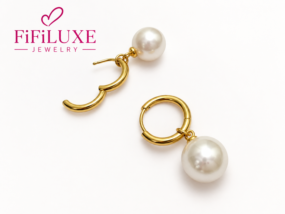 Pearl Drop Earrings — image 3 of 4