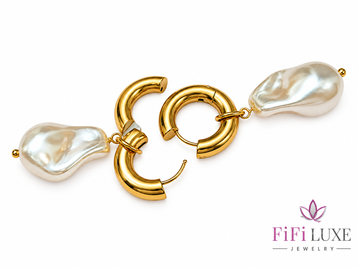 Baroque Pearl Earrings — image 4 of 4