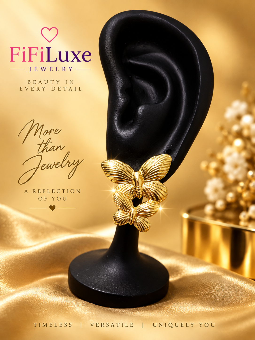 Flutter Butterfly Studs — image 7 of 8