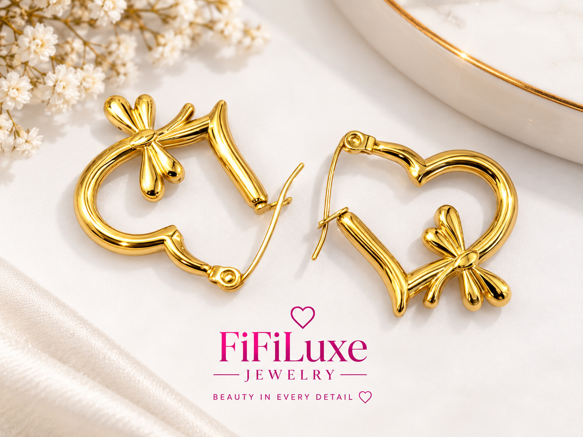Linked Hearts Earrings — image 2 of 6