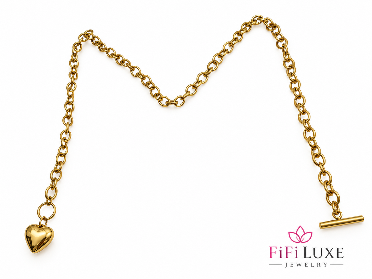Engraving-Ready Heart Necklace — image 5 of 5