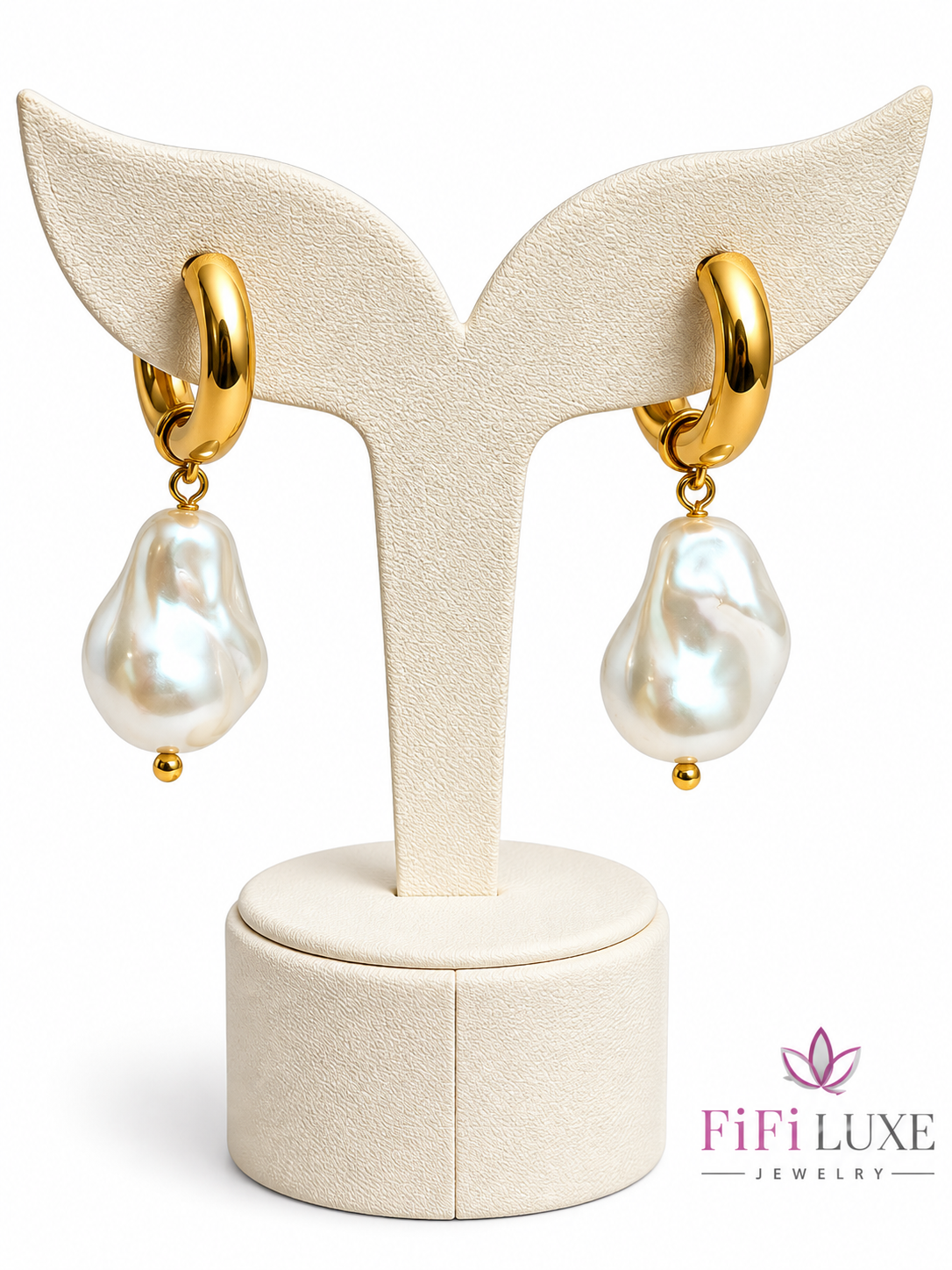 Baroque Pearl Earrings — image 3 of 4