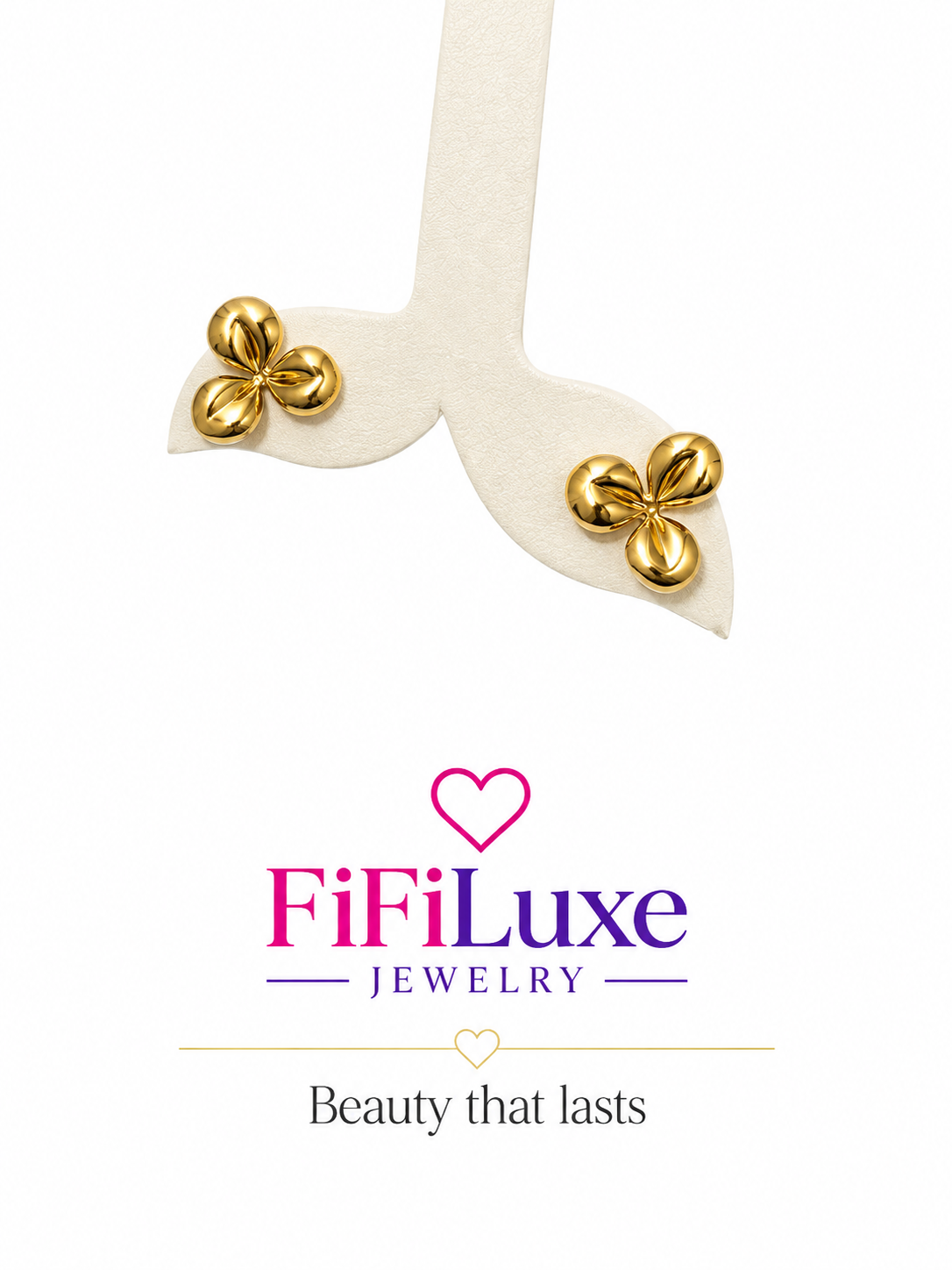 Petal Bow Studs — image 5 of 5