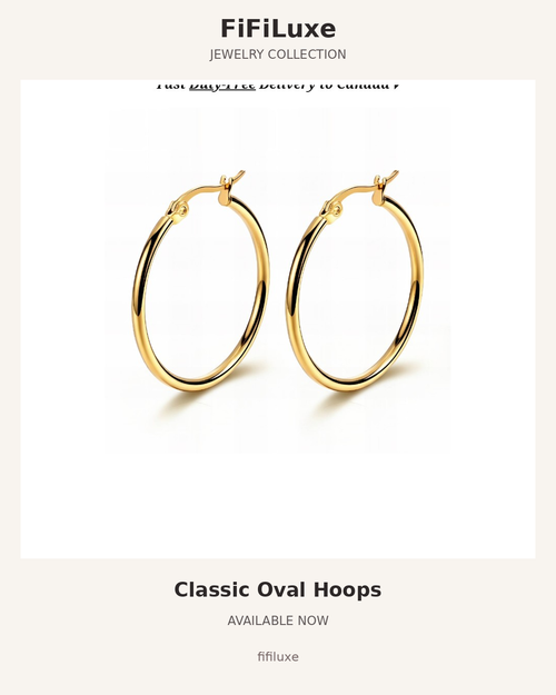 Classic Oval Hoops