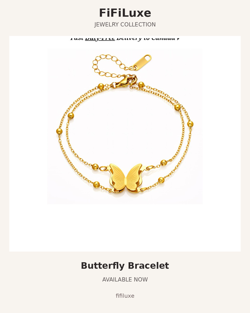 Butterfly Bracelet