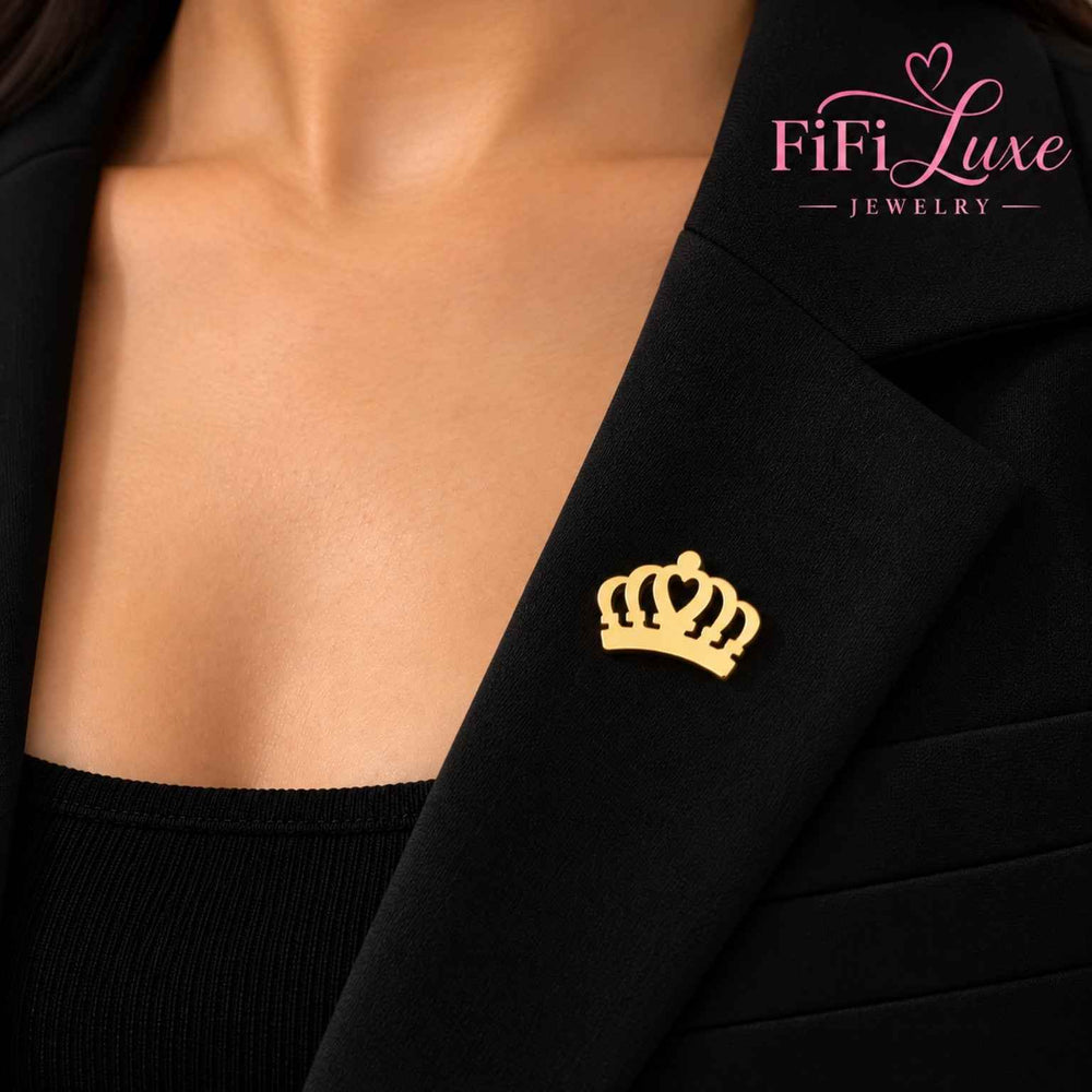 Crown Brooch