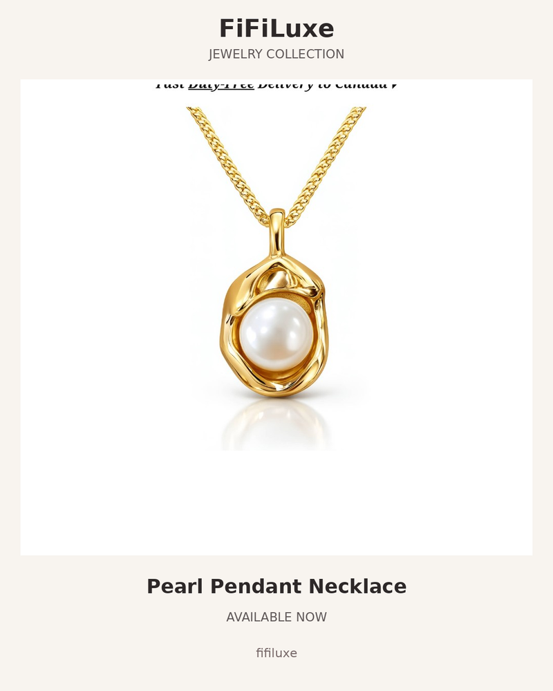 Pearl Pendant Necklace