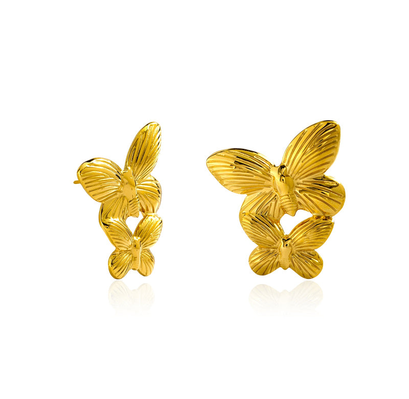 Flutter Butterfly Studs
