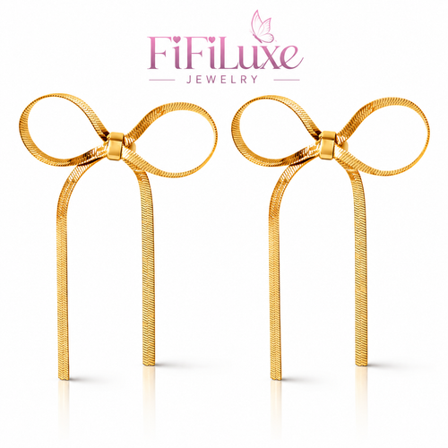 Bow Drop Earrings – FiFiLuxe Jewelry