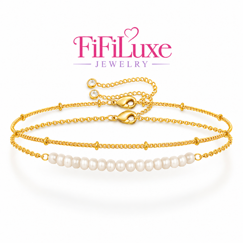 Freshwater Pearl Chain Bracelet