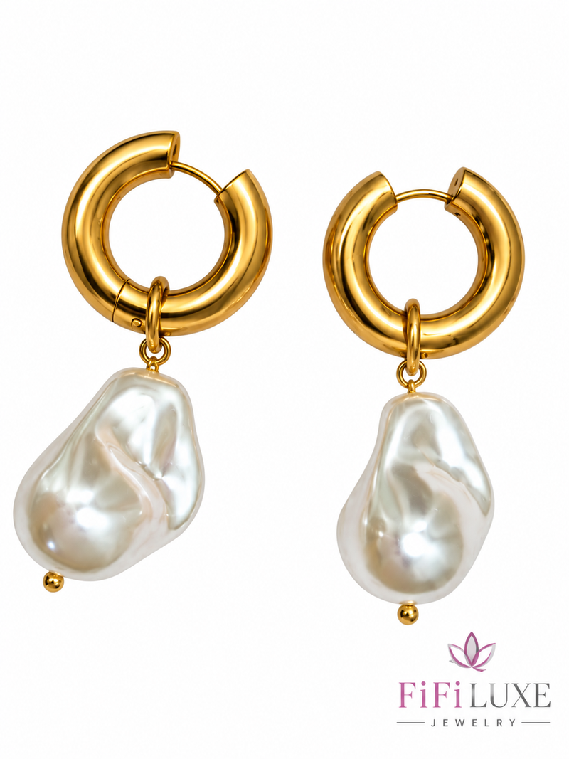 Baroque Pearl Earrings