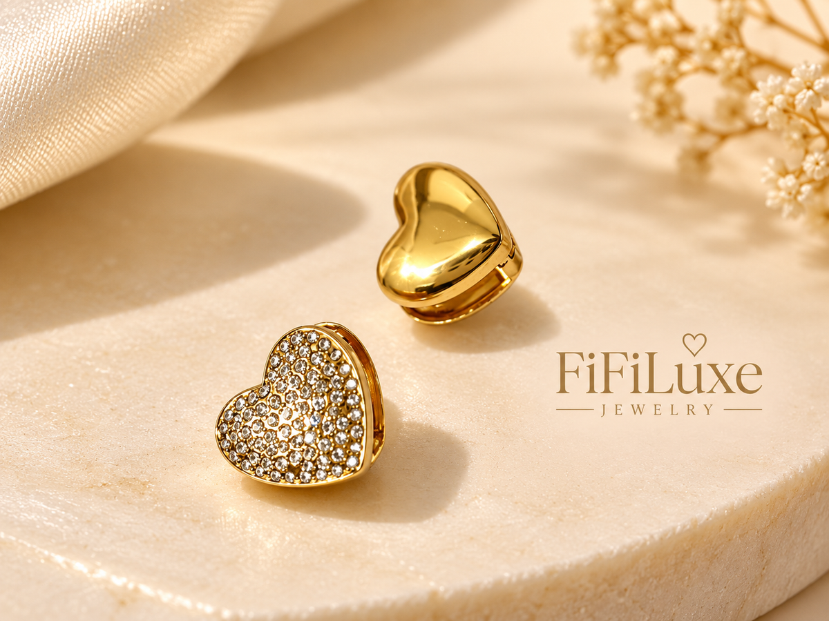 Crystal Heart Earrings — image 4 of 6