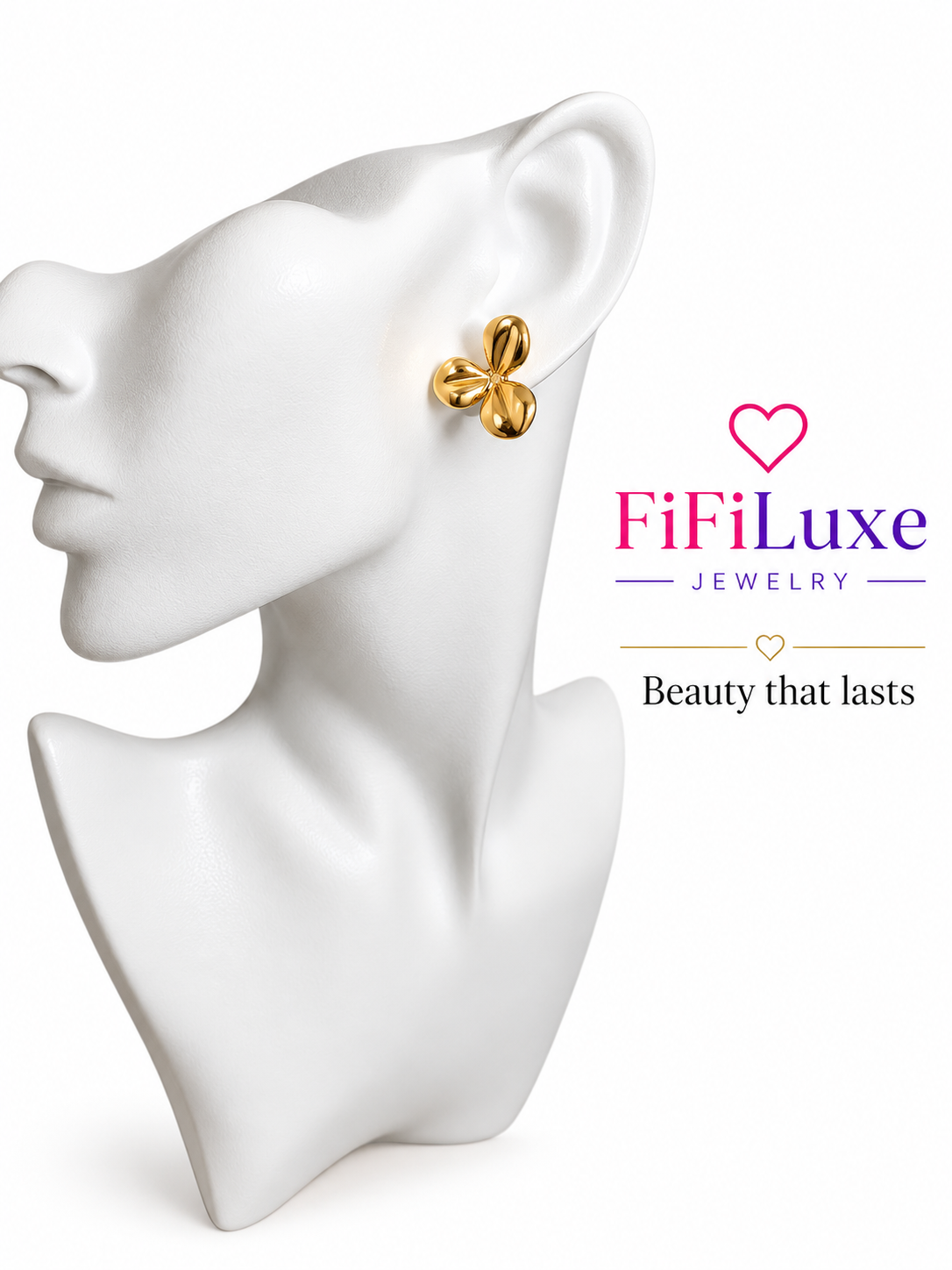 Petal Bow Studs — image 4 of 5