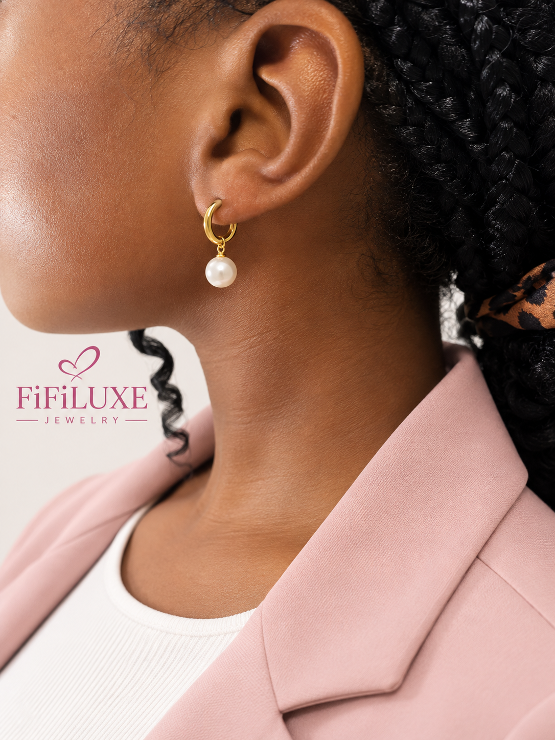 Pearl Drop Earrings — image 2 of 4