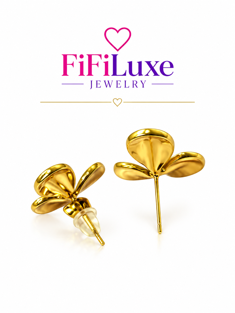 Petal Bow Studs