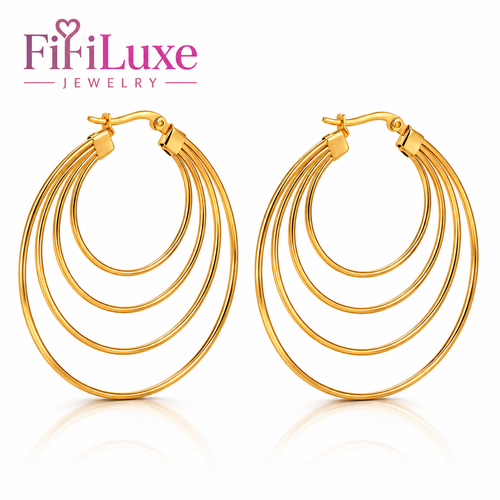 Circle Layer Hoops
