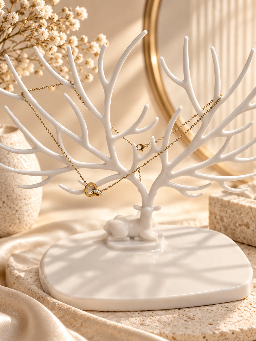 Interlocking Rings Necklace — image 6 of 6