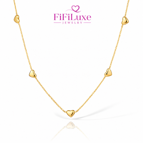 Heartline Charm Necklace - FiFiLuxe Jewelry