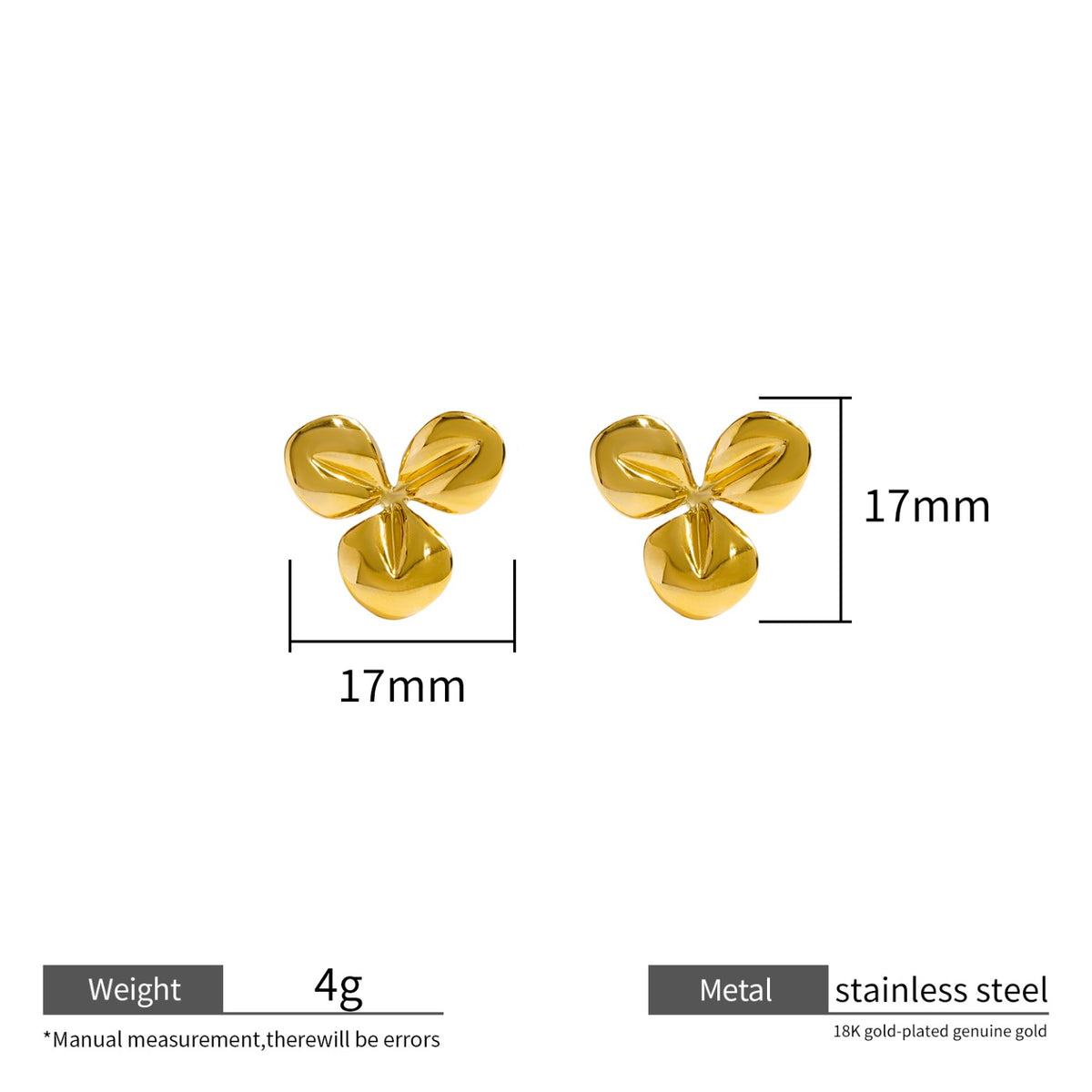 FiFiLuxe Petal Bow Studs — image 2 of 5