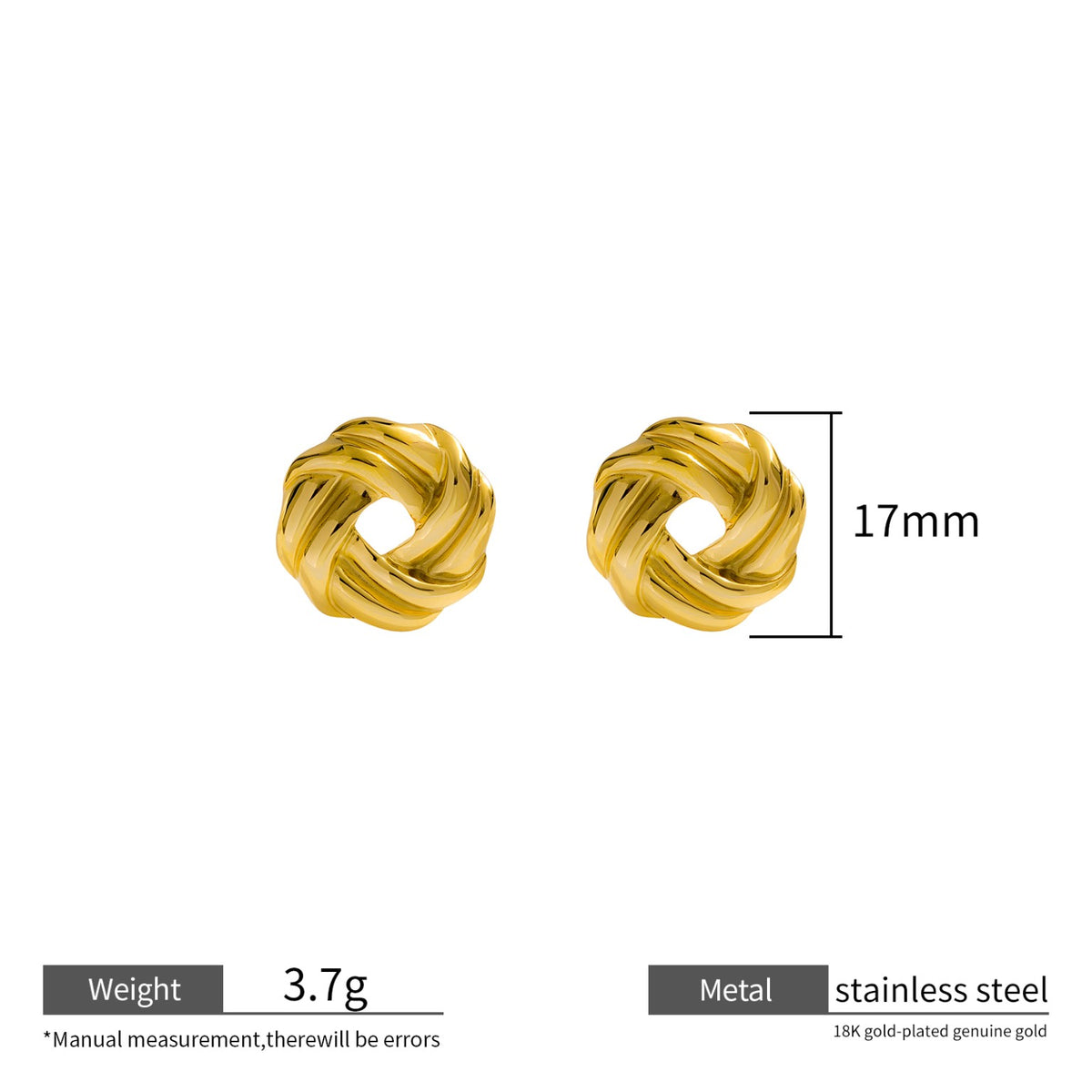 FiFiLuxe Twist & Knot Earrings — image 3 of 6