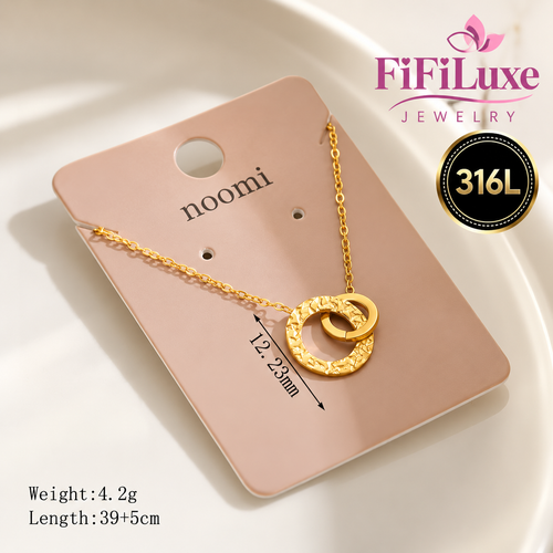 Lumière Duo Necklace — Gold