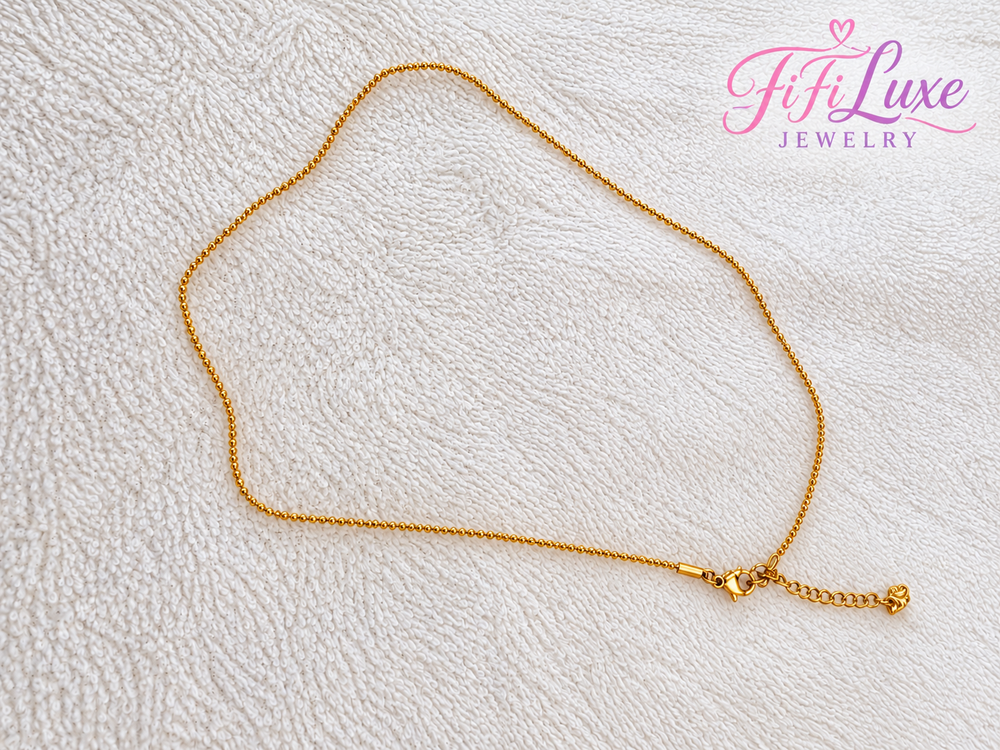 Aura Bead Chain Necklace