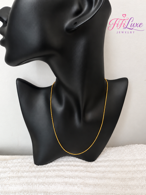 Aura Bead Chain Necklace