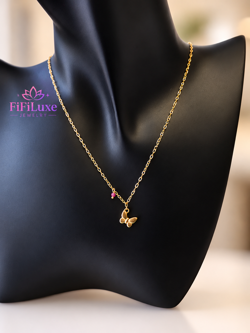 Butterfly Charm Necklace