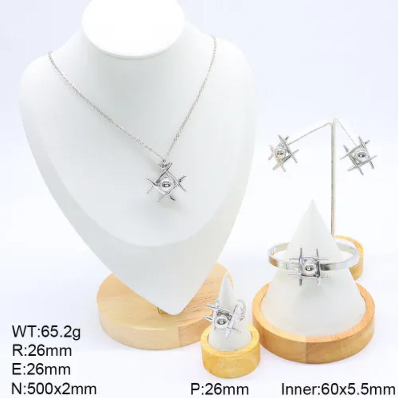 Silver Celestial Eye Set