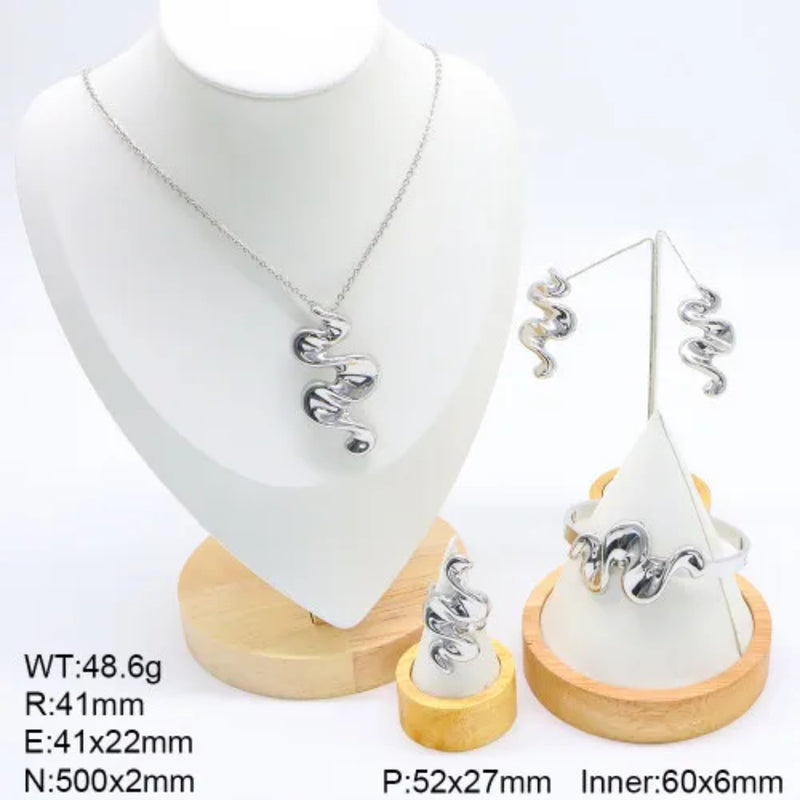 Silver Wave Luxe Set